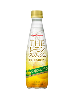 THE レモンスカッシュ PREMIUM 早摘みレモン 350mlPET