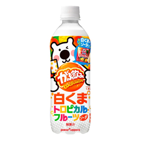 がぶ飲み 白くまトロピカルフルーツソーダ500mlPET