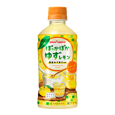 ぽっかぽかゆずレモン 345ml・PETボトル