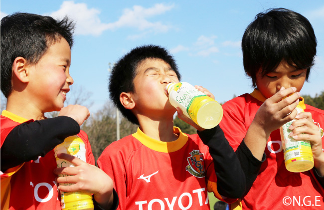 名古屋グランパス食育パートナー契約締結＜2019年4月 愛知県名古屋市＞